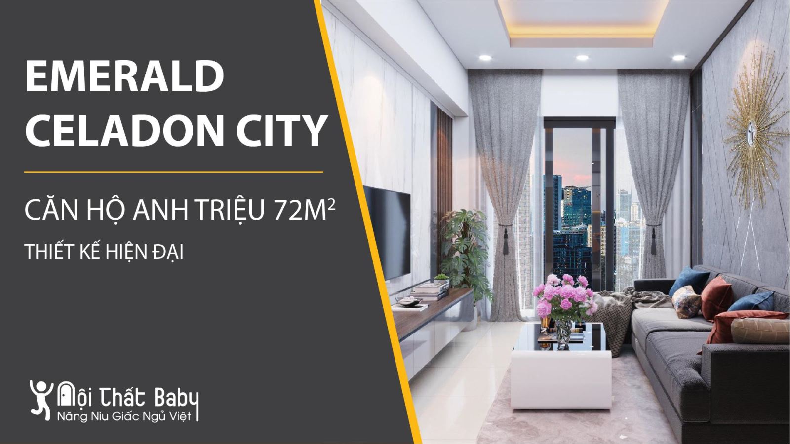 Tổng hợp các mẫu thiết kế nội thất Chung cư Emerald Celadon City